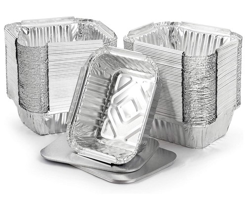 Foil food containers with lids - food,