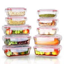 Vinsani 10 Pack Glass Food