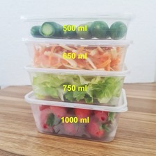 Takeaway Food Containers w/