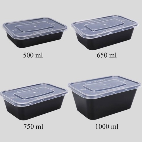 Plastic food containers with - food,