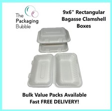 Bagasse Clamshell Boxes
